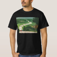Vintage Landschaftliche amerikanische Autobahnen,