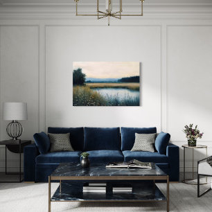 Vintage Landschaftsarchitektur   Flüstern der Natu Leinwanddruck