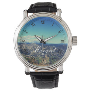 Vintage Landschaftsfotografie Armbanduhr