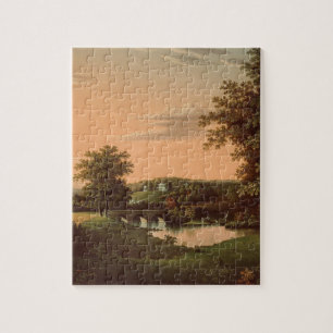Vintage-Landschaftspuzzle