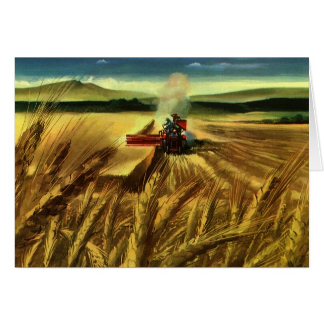 Vintage landwirtschaftliche Betriebe, Weidewirtsch (Vorderseite (Horizontal))