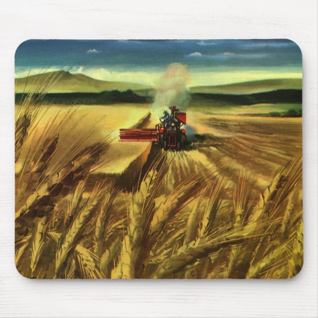 Vintage landwirtschaftliche Betriebe, Weidewirtsch Mousepad (Vorne)