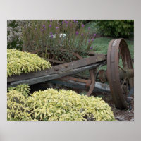 Vintage landwirtschaftliche Räder