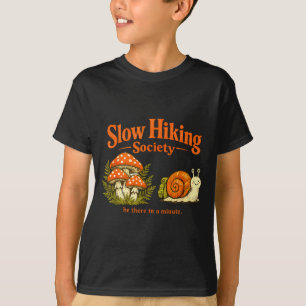 Vintage langsame Wandergesellschaft Schnecke Outdo T-Shirt