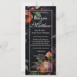 Vintage launische dunkle blumenblühende Rose