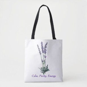 Vintage Lavendel-Blumen-Tasche Tasche