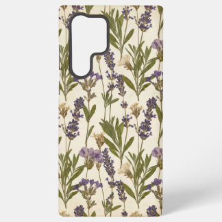 Vintage Lavender Herbarium Botanical Samsung Galaxy Hülle