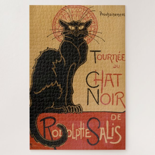 Vintage Le chat Noir - Steinlen (Vertikal)