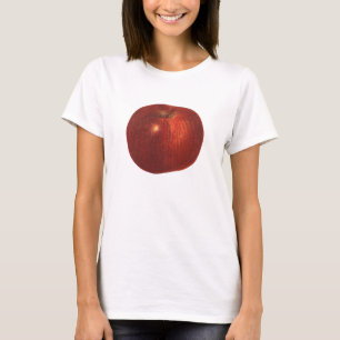 Vintage-Lebensmittel Obst, Bio-Rot Delicious Apfel T-Shirt