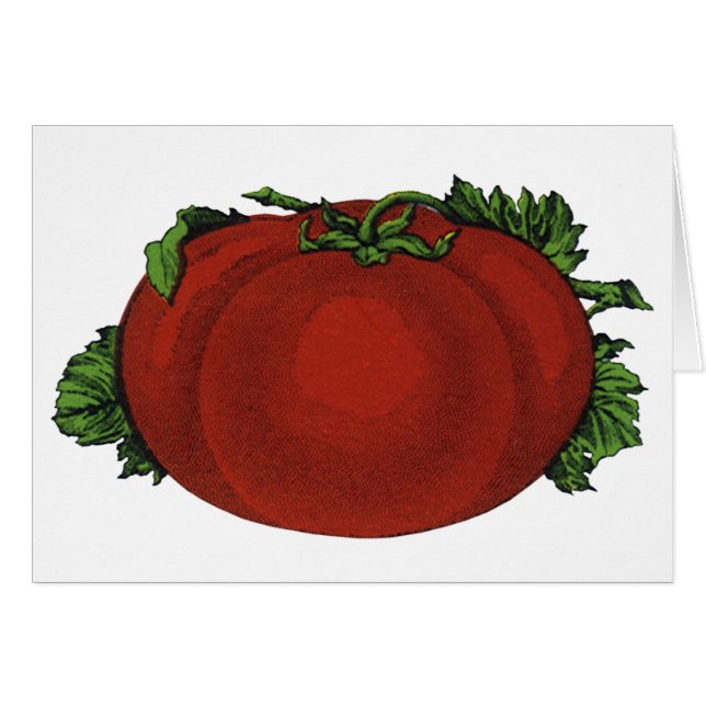 Vintage Lebensmittel, reifen Tomaten, Gemüse und O (Vorderseite (Horizontal))