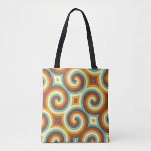 Vintage Lebensspiralen Tasche
