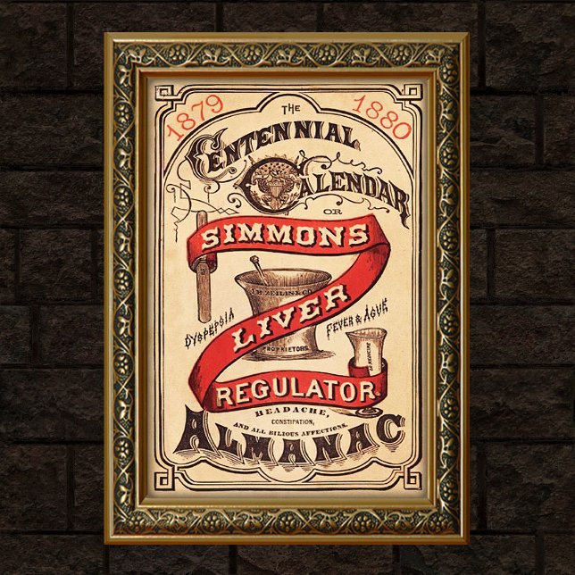 Vintage-Leberschutzmittel-Werbung Poster (Von Creator hochgeladen)