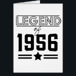 Vintage Legend of 1956<br><div class="desc">Vintage Legend of 1956,  celebrate the year '56 with this awesome logo design.</div>