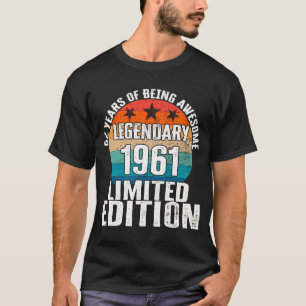 Vintage Legendary Limited Edition 62 Jahre T-Shirt