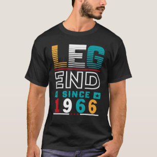 Vintage Legende Seit 1966 57. Geburtstag 57 Jahre T-Shirt