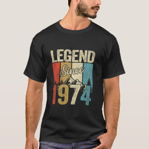 Vintage Legende Seit 1974 50. Geburtstagsgeschenke T-Shirt