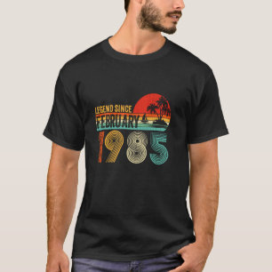 Vintage Legende seit Februar 1985 Retro 40. Geburt T-Shirt
