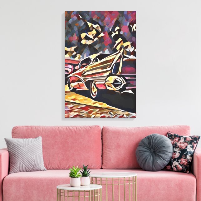 Vintage Leinwanddruck (Insitu (Wohnzimmer))