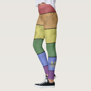 Vintage LGBT-Flagge Stolz abgenutzt schwarzes Mono Leggings