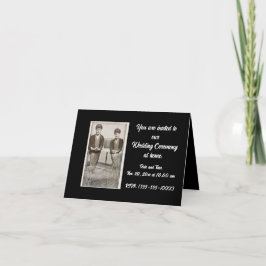 Vintage LGBTQ Hochzeitskarte Karte