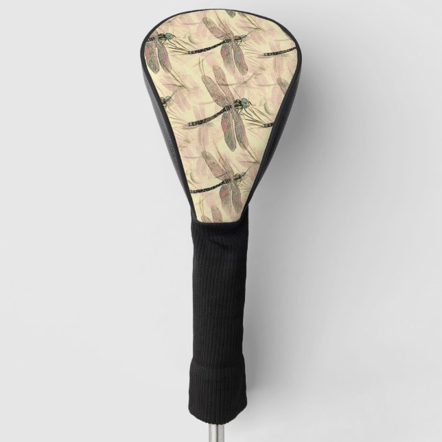 Vintage Libelle Golf Headcover (Vorderseite)