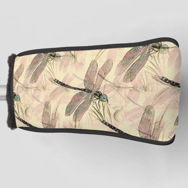 Vintage Libelle Golf Headcover (Vorderseite)