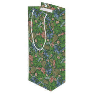 Vintage Libelle im Englischen Garten Geschenktüte Für Weinflaschen