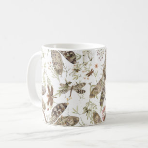 Vintage Libellen-Schale Kaffeetasse
