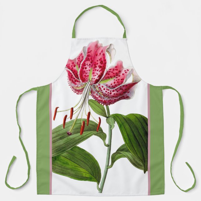 Vintage libotanische Schürze (Vorderseite)