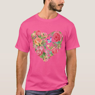 vintage Liebe Blumen vintage T-Shirt
