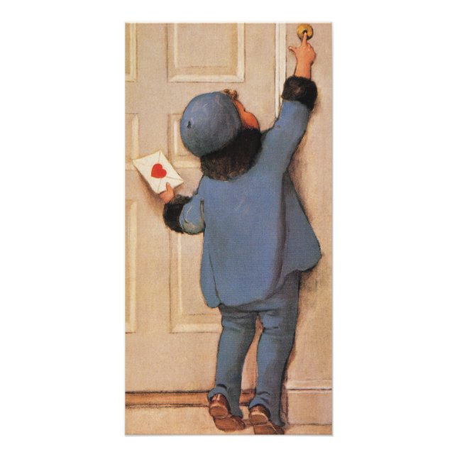 Vintage Liebe Brief von Jessie Willcox Smith Poster (Vorderseite)
