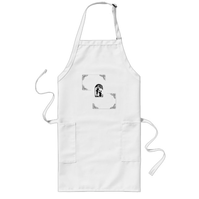 Vintage Liebe Lange Schürze (Vorne)