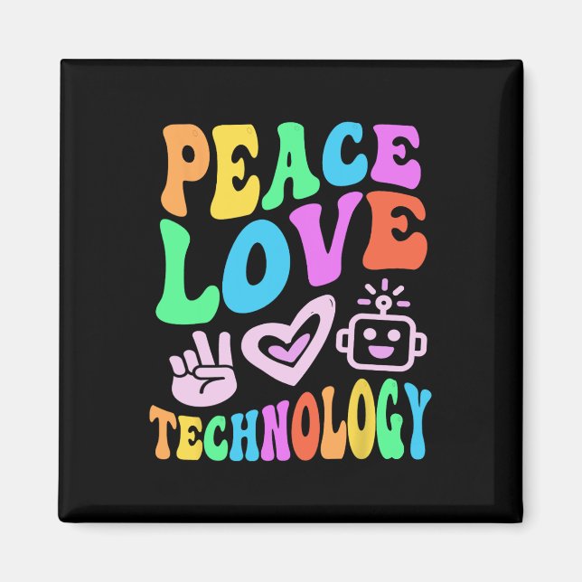 Vintage Liebe Magnet (Vorne)