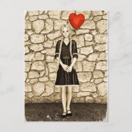 Vintage Liebe Postkarte