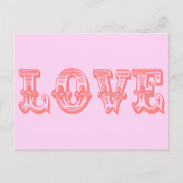 Vintage Liebe Postkarte