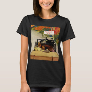 Vintage Liebe, Straßenschließung auf eigene Gefahr T-Shirt