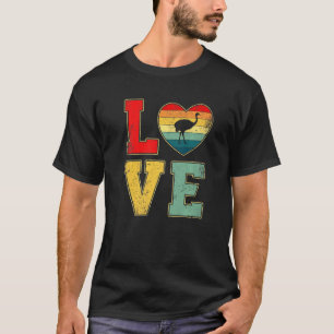 Vintage Liebe Strauß Retro 70er 80er Herzzüchter A T-Shirt
