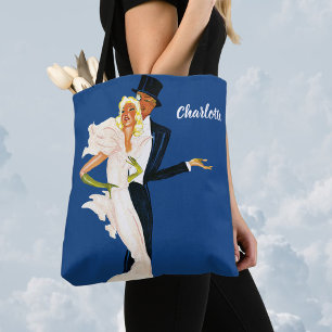 Vintage Liebe und Romantik, modernes Hochzeitskaff Tasche