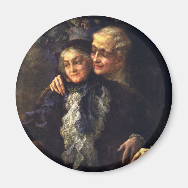 Vintage Liebe und Romantik, romantische Viktoriani Magnet (Vorne)