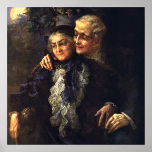 Vintage Liebe und Romantik, romantische viktoriani Poster