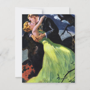 Vintage Liebe und Romantik, romantischer Kuss