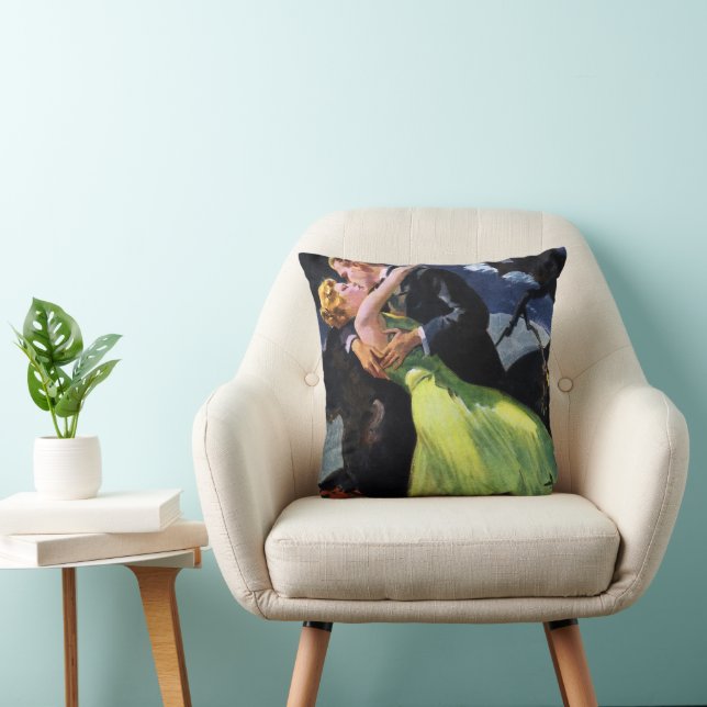 Vintage Liebe und Romantik, romantischer Kuss Kissen (Stuhl )