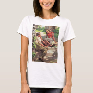 Vintage Liebe und Romantik, Schulschwarm T-Shirt