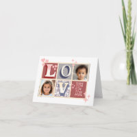 Vintage LIEBE Valentinstag Custom Fotos
