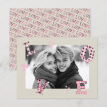 Vintage LIEBE Valentinstag Custom Fotos