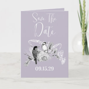 Vintage Liebesvögel Hochzeitseinladung Einladung