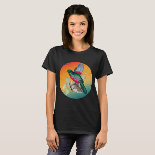 Vintage Liebesvögel T-Shirt
