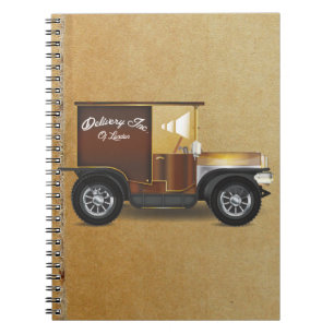 Vintage Lieferwagen Notizblock