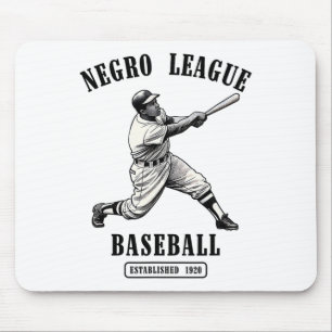 Vintage Liga Neger Bysebyll Schwarze Geschichte Mo Mousepad