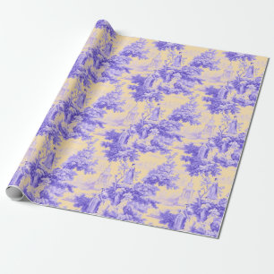 Vintage lila Freude Geschenkpapier